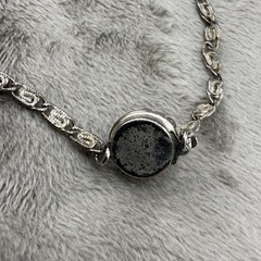 Vintage Peruvian Art Necklace Faces Figural Silver Tone 16”
