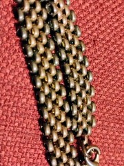 Vintage gold filled chain bracelet oval link, 7.5″ 20g unmarked *read