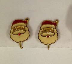 LOT OF 7 PAIR CHRISTMAS HOLIDAY EARRINGS – VINTAGE