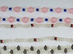 Beaded Necklace Bracelet Lot Vintage Small Assorted Sizes and Colors D1829