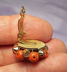 Double Strand ☆ Round Faceted ☆ Terracotta ☆ Glass Bead ☆ Necklace & Earrings