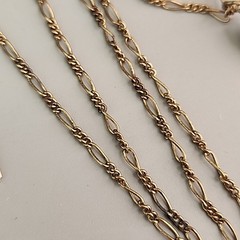 Vintage Cross Necklace Carole Opalite Antiqued Gold Tone 28″