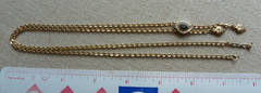 Victorian REVIVAL 1940s Vintage Slide Necklace (Needs clasp repair)