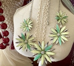 18 Pc Large Lot Vintage Costume Statement Jewelry Burgundy Green Blue Bracelets