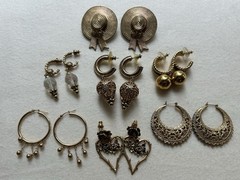 Mixed Lot 11 Vintage Statement Necklaces Bracelets Earrings 1 Signed Freidrich