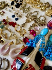 Huge 251 pairs Earrings Pierced Mixed Stud Dangle Chandelier Hoop
