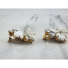 Juliana DeLizza And Elster Earrings -White
