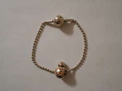 Pandora Essence .925 Sterling Silver Bead 6.5″ Charm Bracelet w/Star Wars BB-8