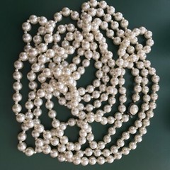 Pearl Necklace 114 Inches Hong Kong Faux