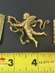 Vintage MMA PEM LOT Pin Brooch Cherub Pegasus Book 3Pc Signed Estate Jewelry