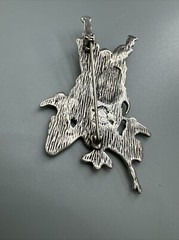 Vintage Hartmans Durango Cowboy 925 Sterling Silver Buffalo Bull Rider Brooch