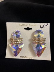 vintage Austrain Chrystal earrings