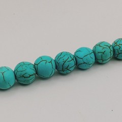 Vintage Southwestern Style Silver Tone Resin Stones Bead Necklace Bracelet Set