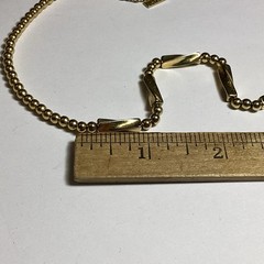 PRETTY 18” SIGNED NAPIER NECKLACE GOLDTONE ADJUSTABLE LENGTH STYLISH