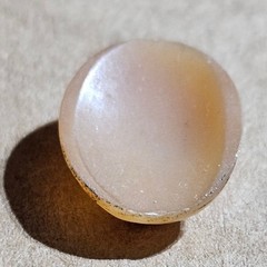 Unbranded Cameo Cabochon 18mm Peach White Vtg Shell Style Loose Stone For Ring