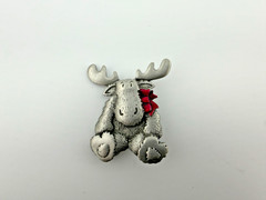 JJ Signed Christmas Holiday Brooches Gold & Silver Tone Jonette Jewelry Lot of 3