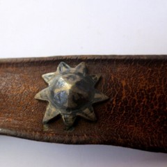 19th c ARMENIAN Antique Niello SILVER BELT- Russian Armenia Tradit. Folk Costume