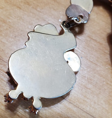 Lunch at the Ritz LATR2GO American SANTA Brooch Pendant