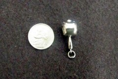 Vintage Sterling Silver Calypso Maraca Charm/Pendant It Rattles V-Good Used