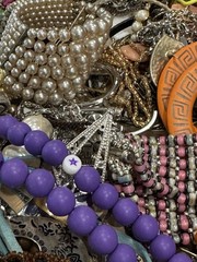 5 LB Mixed Costume Jewelry Lot Wearable & Repair Vintage Modern Treasure Hunt #1