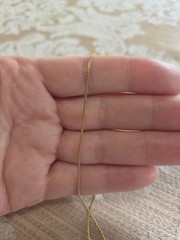 1/20 GF 14K FED Gold Fill Serpentine S Link Chain Necklace 18.25″ Mosaic Pendant