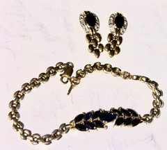 3.67C Sapphire Bracelet 7.5 Inches Long
