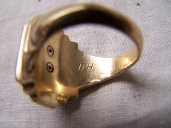 10KT Yellow Gold Jefferson High School 1975 Class Ring 10 Grams Size 9.5