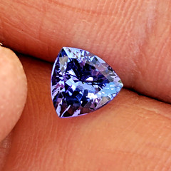 Original EARTH MINED TANZANITE DIAMOND Engagement Ring 14K GOLD Design Solitaire