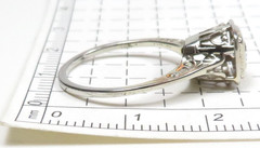 Antique Art Deco 1920’s Diamond Engagement 18KW Ring Size 6 UK-L1/2 EGL USA