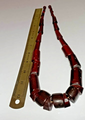 RARE VINTAGE GRADUATED BEAD NECKLACE