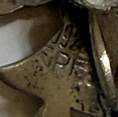 Vtg Sterling Silver Angel & Devil Whispering Screw back Earrings Good Evil 925.