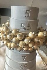 Vintage Pearl Cluster Stretch Bracelet Rhinestone Cocktail Statement