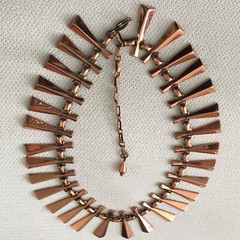 Vintage Renoir Copper Necklace Beautiful Condition