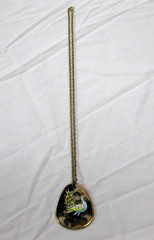Kloison Signed Cloisonne Enamel Peacock Bird Pendant Necklace Vintage
