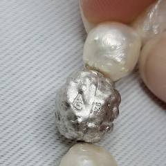 Baroque Pearl Bracelet 925 Sterling 8″ 7-10mm Genuine Luster Feminine