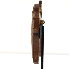 Vintage Carve Wood & Leather Collar Colt Foal Horse Running Bucking Brooch Pin