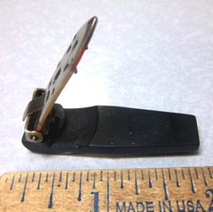Vintage 1920 Bakelite Dress Clip, new unused! amazing find! 1.75 in, beautiful!