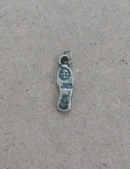Vintage Sterling Silver Half Marathon 13.1 Charm Small Footstep Runner Athlete