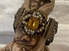 Antique Gold Tone (5) Multi-Strand “Victorian Style” Bracelet