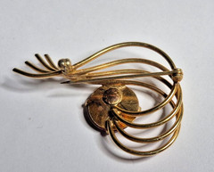 Lot of 4 Vtg Brooches WINARD SORRENTO EMMONS RUSSIAN LOLLIPOP