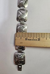 925 Sterling Silver Mexico Taxco beto horse donkey Bracelet -Signed LZ GUAD JAL?