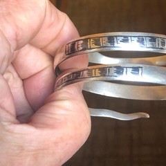 Art Deco Sterling Niello Snake Cuff / Bracelet Egyptian Revival 1930 42 Gram