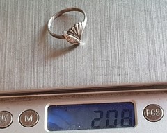 Vintage Soviet USSR ring sterling silver 925 ⭐ Size 8.5 Weight 2.08 g.