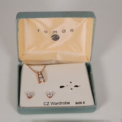 Roman CZ Set Laura Ashley Jules B Wakami NY&Co Jewelry Lot Contemporary Brands