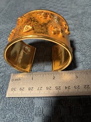 dominique aurientis cuff gold bracelet