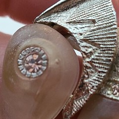 Hattie Carnegie ‘60s Primitives On Parade Elephant Beige Lucite Brooch Unsigned