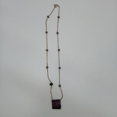 925 Station Peacock Pearl Necklace 24in Sterling Silver 12gtw Artisan Enamel