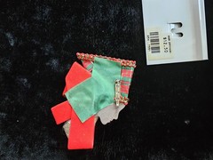 Vtg Brooch/Pin African Woman Face Profile Holiday Print Head Wrap Ribbon Scarf