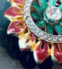Vintage 1930’s Coro Flower Duette Brooch Pin Clips