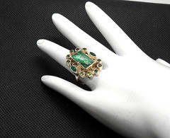 Nicky Butler Ring 925 Sterling Silver Green Rutilated Quartz Peridot Designer